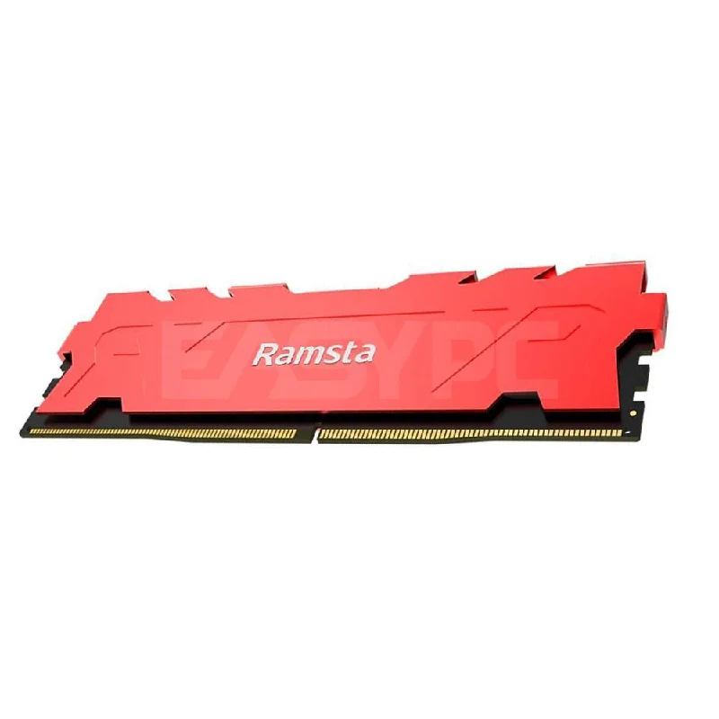 Ramsta 8gb 1x8 Ddr4-2666mhz Red Wide & Narrow Design,Innovative micro-knitting space and Good Appearance Memory Ramsta 8gb 1x8 Ddr4-2666mhz Red Wide & Narrow Design,Innovative micro-knitting space and Good Appearance Memory