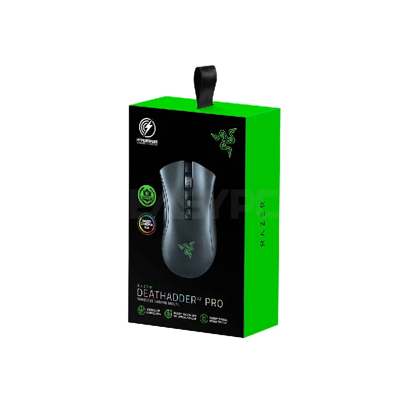 Razer DeathAdder V2 Pro Ergonomic wireless gaming mouse with best-in-class Ergonomics, 70 Million Clicks Switch, HyperSpeed Wireless Gaming Mouse RZ01-03350100-R3A11 1ION RARZ2193 Razer DeathAdder V2 Pro Ergonomic wireless gaming mouse with best-in-class Ergonomics, 70 Million Clicks Switch, HyperSpeed Wireless Gaming Mouse RZ01-03350100-R3A11 1ION RARZ2193