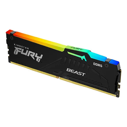 Kingston Fury Beast RGB ( 16GB KF560C40BBA-16 / 32GB KF560C40BBA-32 ) DDR5 6000MTs CL40 Desktop Memory Kingston Fury Beast RGB ( 16GB KF560C40BBA-16 / 32GB KF560C40BBA-32 ) DDR5 6000MTs CL40 Desktop Memory