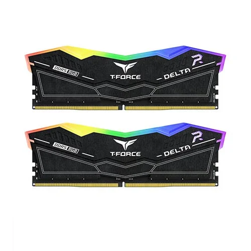 Teamgroup T-Force Delta RGB 32G DUAL Black DDR5 6400MT/s FF3D532G6400HC32ADC01 Desktop Memory Teamgroup T-Force Delta RGB 32G DUAL Black DDR5 6400MT/s FF3D532G6400HC32ADC01 Desktop Memory