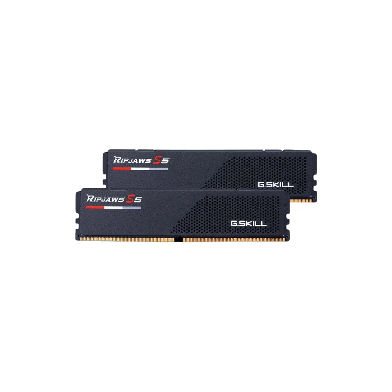 G.Skill Ripjaws S5 32GB (2x16GB) DDR5 5600MT/s ( Black F5-5600J2834F16GX2-RS5K | White F5-5600J2834F16GX2-RS5W ) Desktop Memory G.Skill Ripjaws S5 32GB (2x16GB) DDR5 5600MT/s ( Black F5-5600J2834F16GX2-RS5K | White F5-5600J2834F16GX2-RS5W ) Desktop Memory