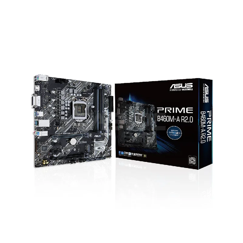 Asus Prime B460M-A R2.0 1200 Ddr4 ASUS OptiMem Ready for 11th & 10th gen Intel Core processors micro ATX motherboard with PCIe 4.0 Gaming Motherboard Asus Prime B460M-A R2.0 1200 Ddr4 ASUS OptiMem Ready for 11th & 10th gen Intel Core processors micro ATX motherboard with PCIe 4.0 Gaming Motherboard