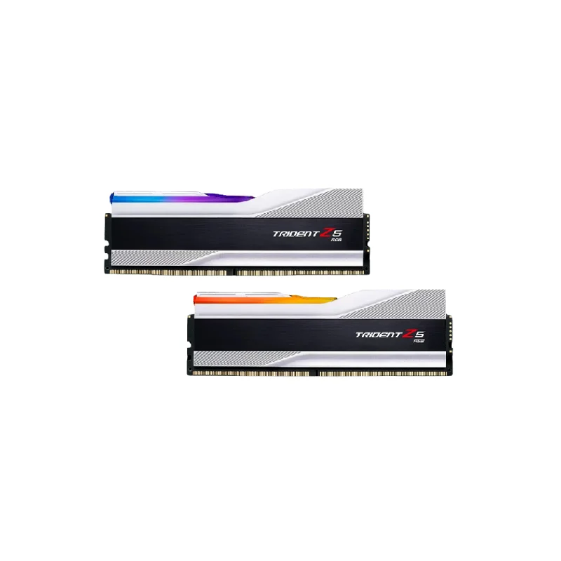 G.Skill Trident Z5 RGB 64GB 2X32G DDR5 6000MT/s White Desktop Memory F5-6000J3040G32GX2-TZ5RW G.Skill Trident Z5 RGB 64GB 2X32G DDR5 6000MT/s White Desktop Memory F5-6000J3040G32GX2-TZ5RW