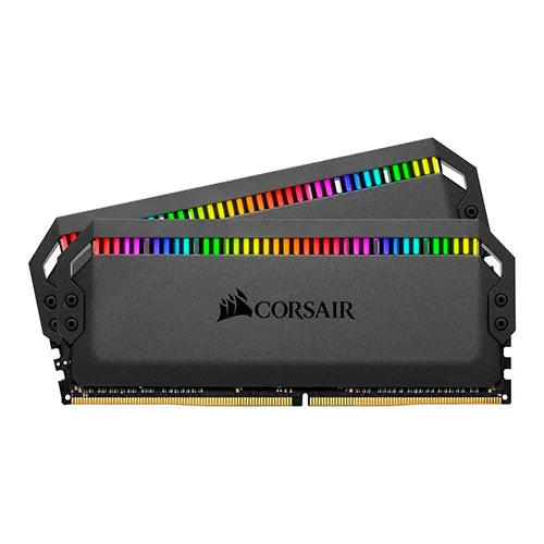 Corsair Dominator Platinum RGB 32GB (2 x 16GB) DDR4 DRAM 3200MHz C16 Memory Kit Black - CMT32GX4M2E3200C16 Corsair Dominator Platinum RGB 32GB (2 x 16GB) DDR4 DRAM 3200MHz C16 Memory Kit Black - CMT32GX4M2E3200C16