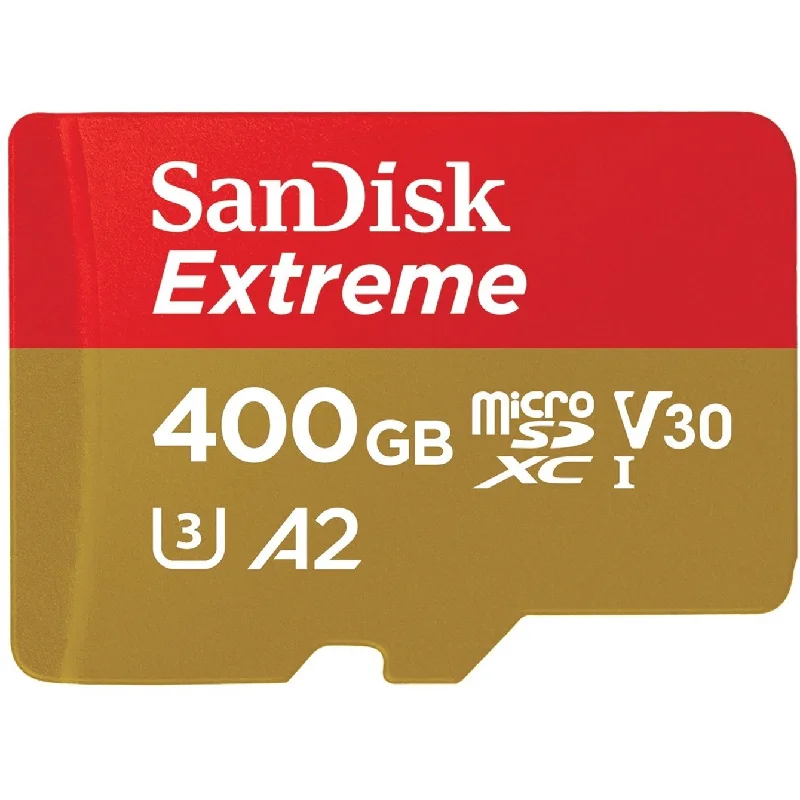 SanDisk SDSQXA1-400G-AN6MA Extreme microSD UHS-I Card - 400GB, High-Speed Storage for Your Devices SanDisk SDSQXA1-400G-AN6MA Extreme microSD UHS-I Card - 400GB, High-Speed Storage for Your Devices