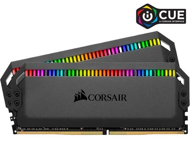 Corsair Dominator Platinum RGB 32GB (2 x 16GB) DDR4 3600MHz C18 Memory Kit CMT32GX4M2D3600C18 Corsair Dominator Platinum RGB 32GB (2 x 16GB) DDR4 3600MHz C18 Memory Kit CMT32GX4M2D3600C18