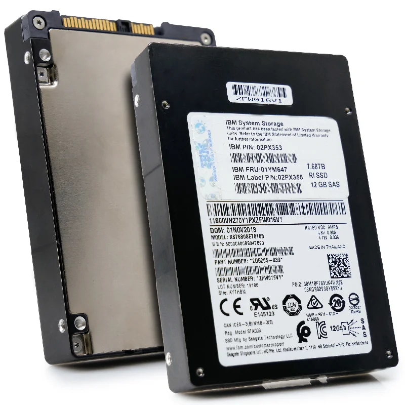 Seagate/IBM Nytro XS7680SE70103 7.68TB 1 DWPD SAS 12Gb/s 3d eTLC 2.5in Refurbished Enterprise SSD Seagate/IBM Nytro XS7680SE70103 7.68TB 1 DWPD SAS 12Gb/s 3d eTLC 2.5in Refurbished Enterprise SSD