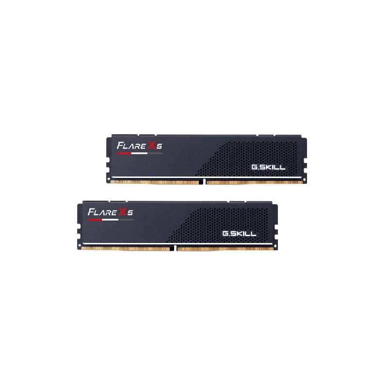 G.Skill Flare X5 32GB (2x16GB) DDR5 5600MT/s CL36-36-36-96 RAM | Desktop Memory | Black | Kit of 2 F5-5600J3036D16GX2-FX5 G.Skill Flare X5 32GB (2x16GB) DDR5 5600MT/s CL36-36-36-96 RAM | Desktop Memory | Black | Kit of 2 F5-5600J3036D16GX2-FX5