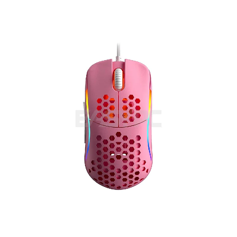 HK Gaming - Naos M RGB Gaming Mouse - Ultra Lightweight Honeycomb Shell/Wired/Prism Pink/Medium/PWM3360 Sensor (4895233307011) 4JTP HKNa1732 HK Gaming - Naos M RGB Gaming Mouse - Ultra Lightweight Honeycomb Shell/Wired/Prism Pink/Medium/PWM3360 Sensor (4895233307011) 4JTP HKNa1732